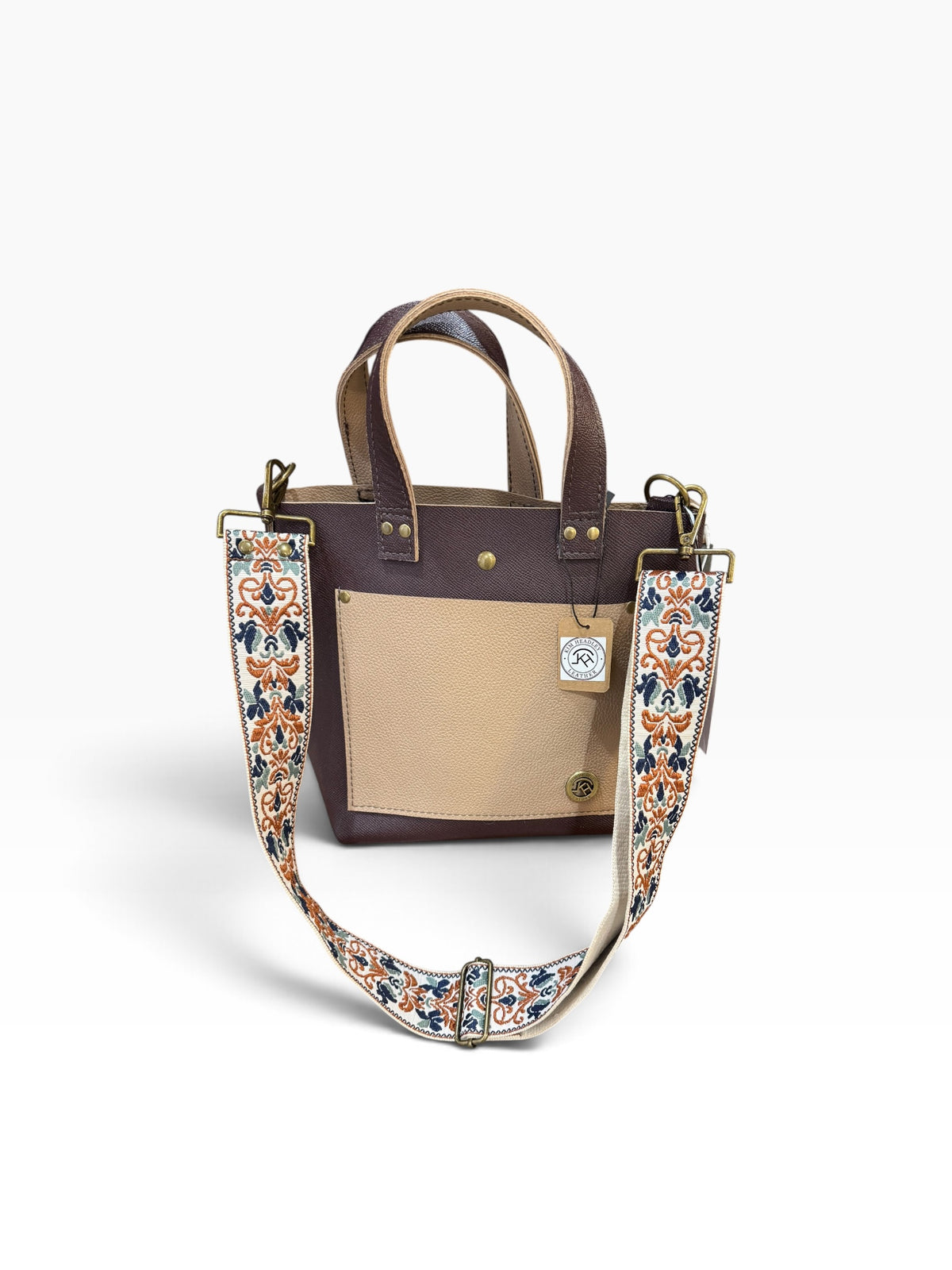 The Manchester Tote - Double Sided Leather